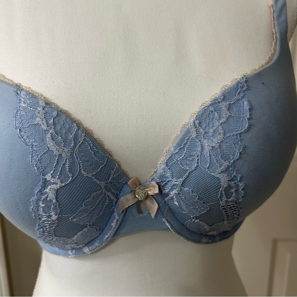 Victoria's Secret blue Padded Bra size 36C - Picture 3 of 9